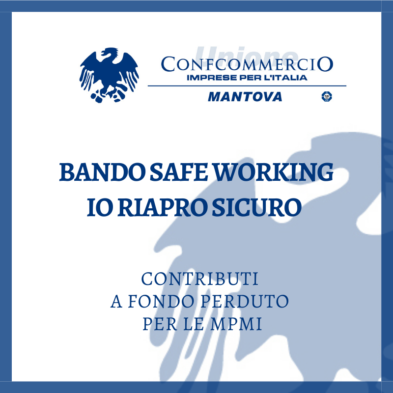 Bando Safe Working - Io riapro sicuro